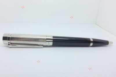 Cartier Pasha Silver and Black Ballpoint pen - AAA Grade Fake Pens